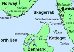Skagerrak und Kattegat.